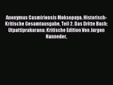[PDF Download] Anonymus Casmiriensis Moksopaya. Historisch-Kritische Gesamtausgabe Teil 2.
