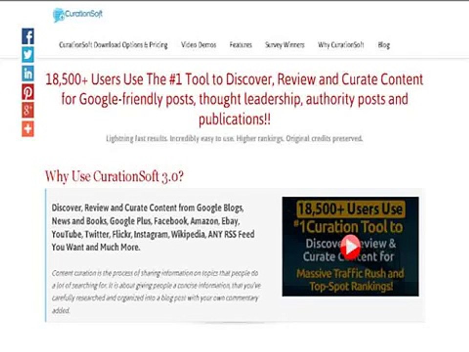 Curationsoft Content Curation Software