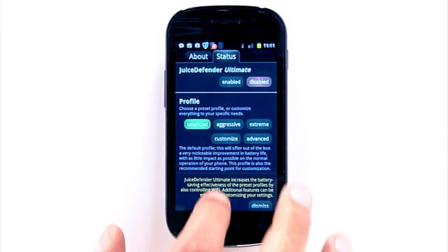 Cómo funciona la app JuiceDefender - Battery Saver for Android