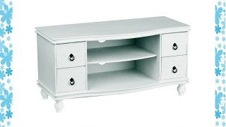 Premier Housewares - Mueble para televisi?n (46 x 90 x 40 cm) color blanco - chic