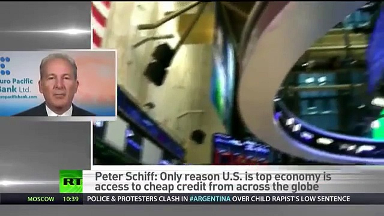 Biggest crisis ever looms - US Dollar collapse - Peter Schiff