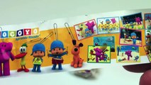 Pocoyo Kinder Surprise Egg unboxing toy surprise puzzle - kidstvsongs