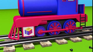 Jeu d'assemblage : la locomotive à vapeur. Dessins animés éducatifs pour les enfants  Fun Fan FUN Videos