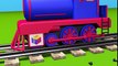 Jeu d'assemblage : la locomotive à vapeur. Dessins animés éducatifs pour les enfants  Fun Fan FUN Videos