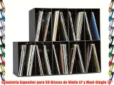 Estanter?a Expositor para 50 Discos de Vinilo LP y Maxi-Single 12