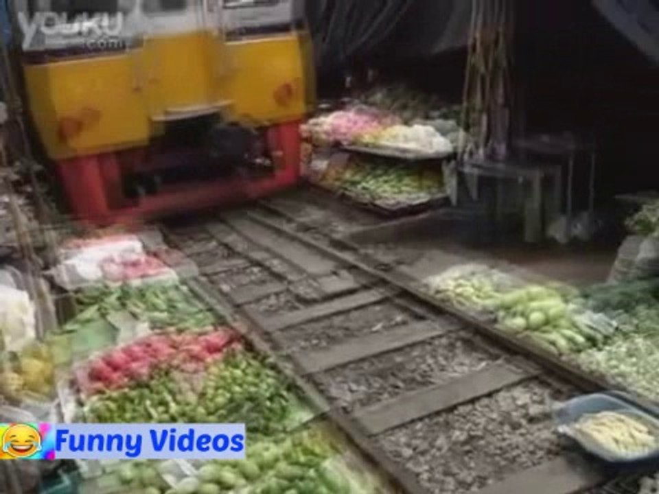 Funny Train track market video
