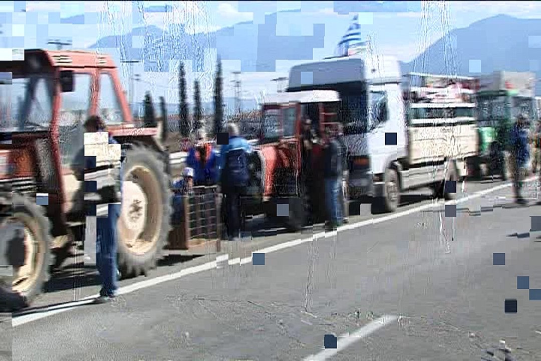 Μπλόκο Ανθήλης έκλεισαν την εθνική οδό