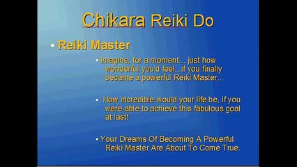 chikara reiki do - become a reiki master - online training