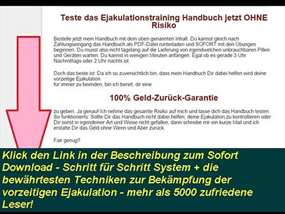 vorzeitiger samenerguss ratgeber - wenn man zu früh kommt