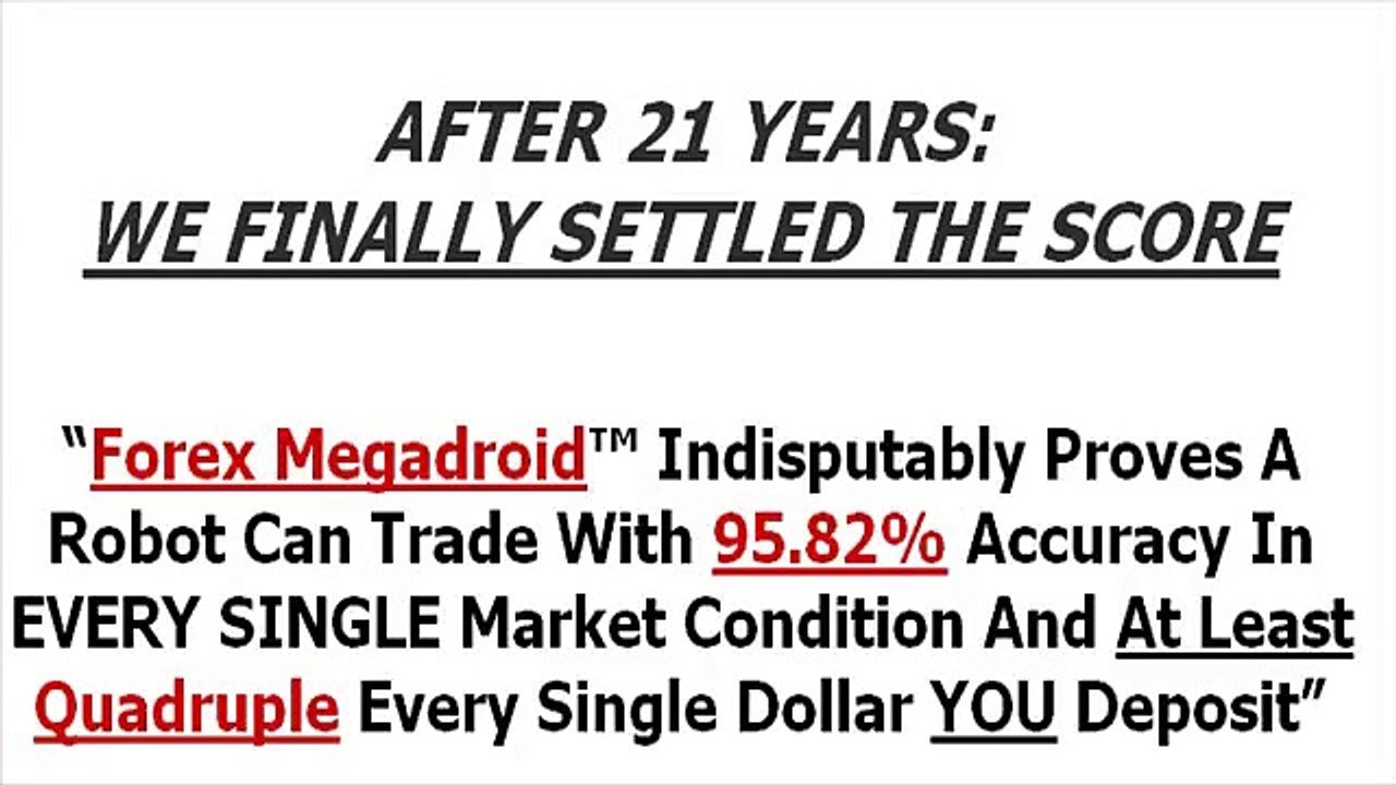 Forex MegaDroid Robot