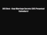 365 Best - Kept Marriage Secrets (365 Perpetual Calendars)  PDF Download