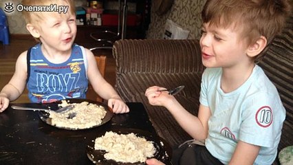 Детская реакция на любимый мультик