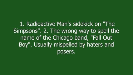 fallout boy meaning and pronunciation