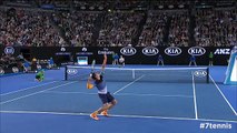 Milos Raonic: Shot of the day, presented by CPA Australia | Australian Open 2016 (720p Full HD)