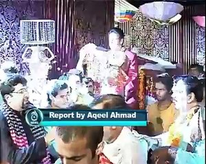 Wahab Riaz dancing on his sister  Rasm-e-Hina