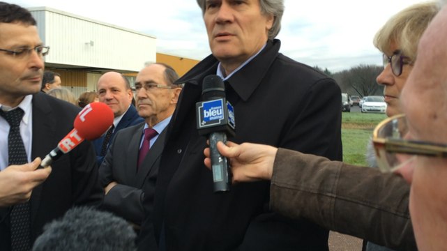 Stéphane Le Foll en visite à Luché tradition volailles