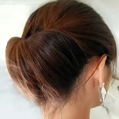 Quick And Easy Bun Hairstyle For Girls
