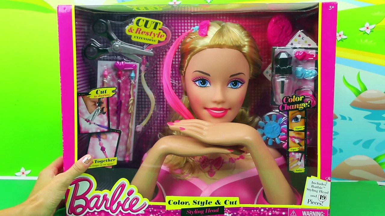 New Descendants Nail Design Set and Barbie Makeover. DisneyToysFan