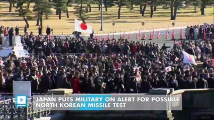 Japan puts military on alert for possible North Korean missile test