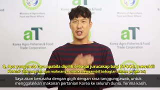[Malaysian ver.] K-FOOD FAI 2015 Ambassado Interview - Haha