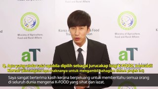 [Malaysian Ver.] K-FOOD FAI 2015 Ambassado Interview - Kwangsoo