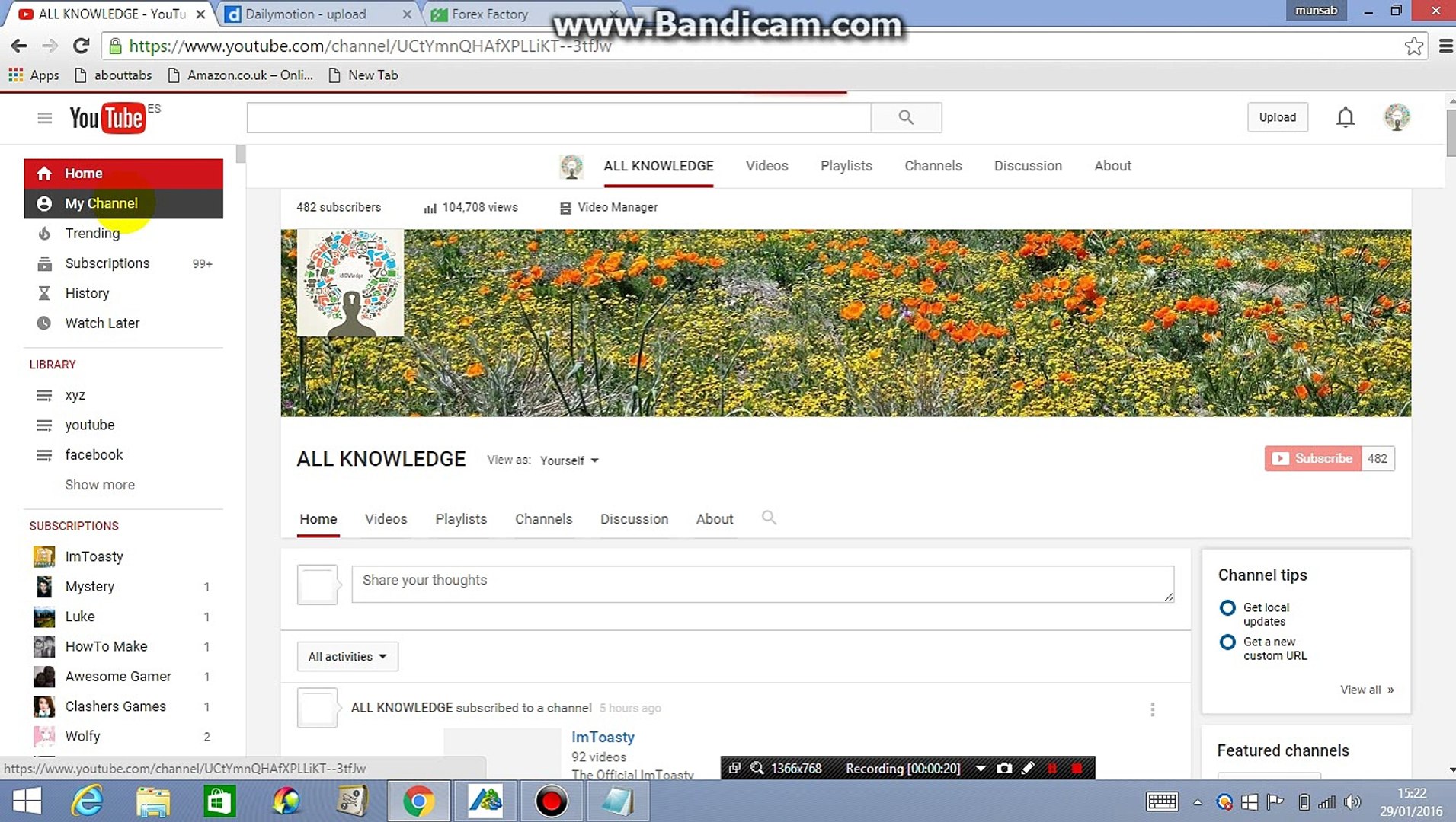 ⁣How to Check your YouTube Channel History