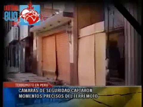 PERU EARTHQUAKE FOOTAGE from CCTV Camera -TERREMOTO Historical Earthquakes