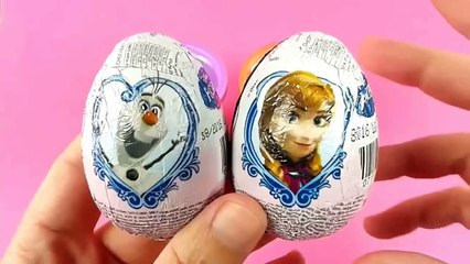 下载视频: Huevos Kinder Sorpresa en Español Juguetes Plastilina Play Doh en Español Peppa Pig Frozen