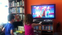 Just Dance dancing game with Wii