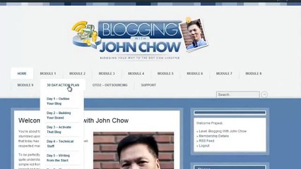 Blogging with John Chow Review - Take a look into member&#39;s real area
