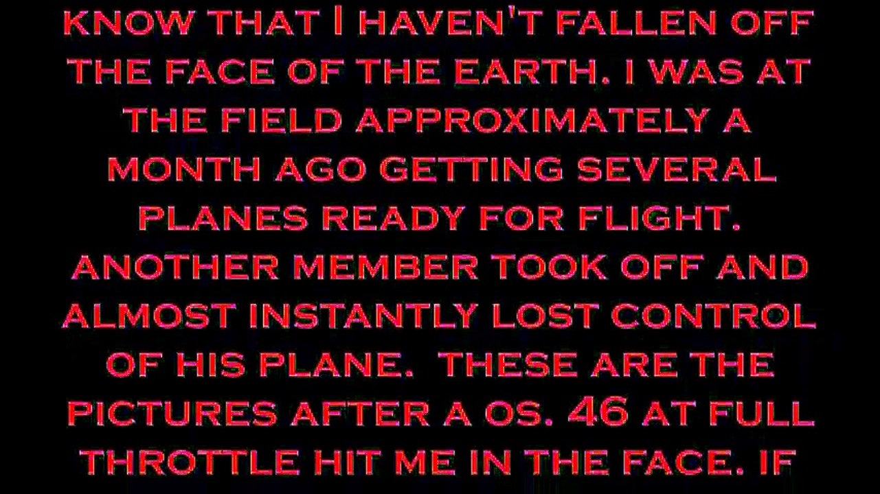 RC PLANE ACCIDENT Big Planes