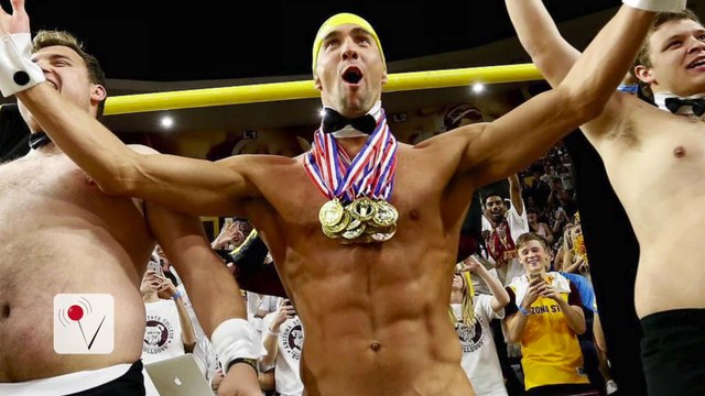 Michael Phelps was Almost Naked at College Basketball Game