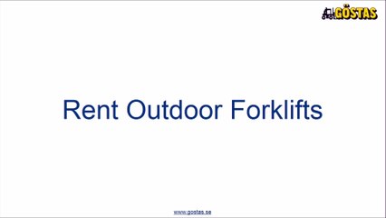 Outdoor Forklifts on Rent