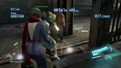 RESIDENT EVIL 6 [HD] - THE MERCENARIES -  CARLA DUO - ROOFTOP MISSION (S RANK!)