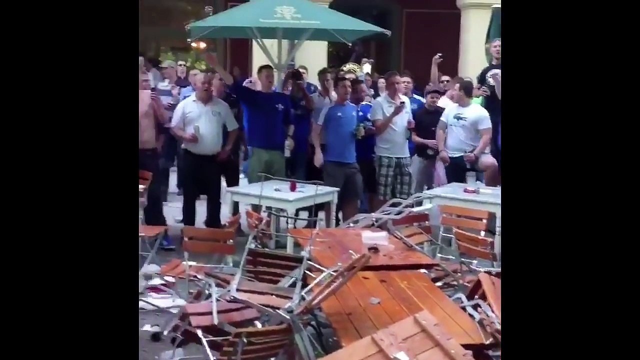 Fans! Destroying Tables, Chairs & Attacking