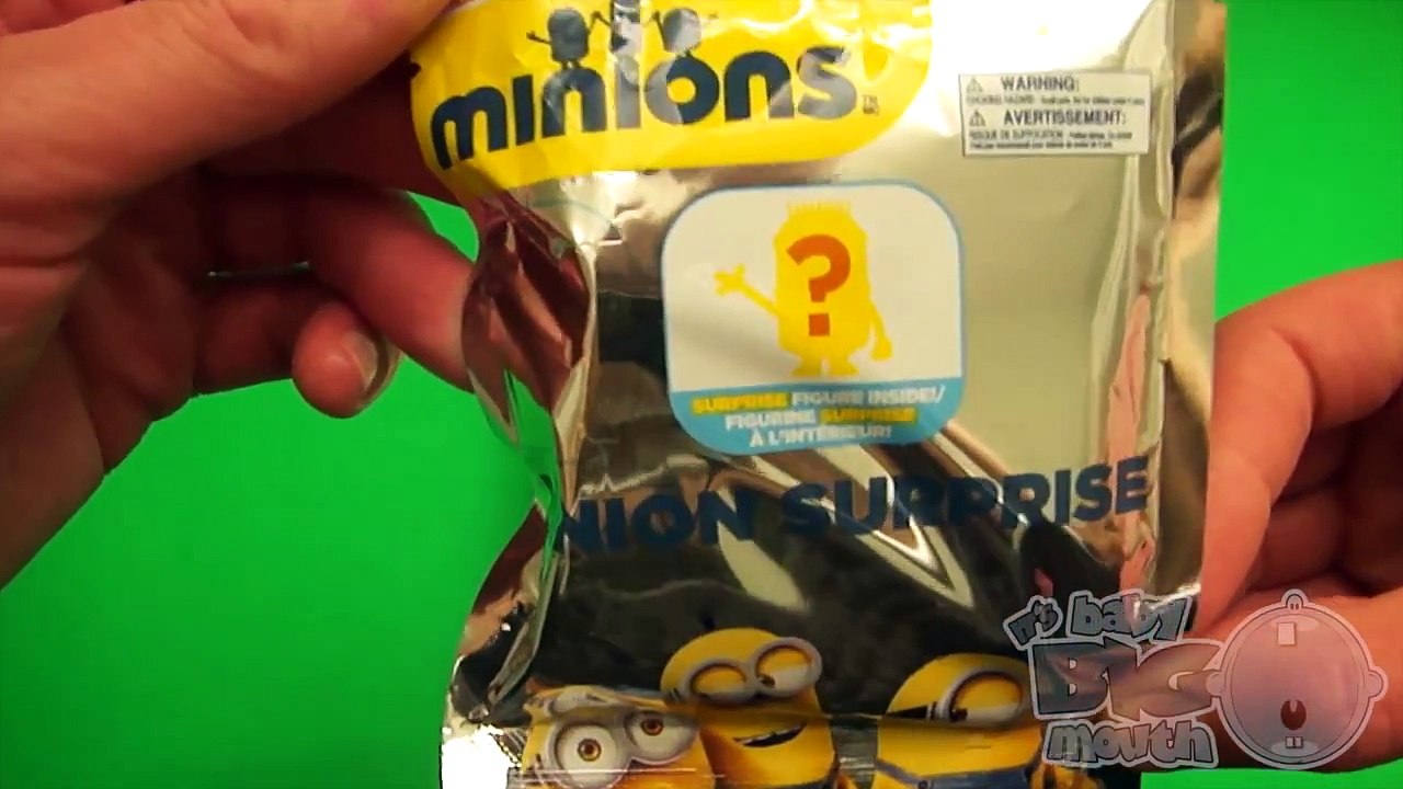Minions Party! Opening Minions Surprise Blind Box Blind Bags Mega Bloks Toys!