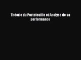 [PDF Download] Théorie du Portefeuille et Analyse de sa performance [Read] Full Ebook