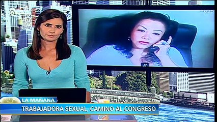 ''Estado de Perú ha ignorado a las minorías'', dice prostituta candidata al Congreso