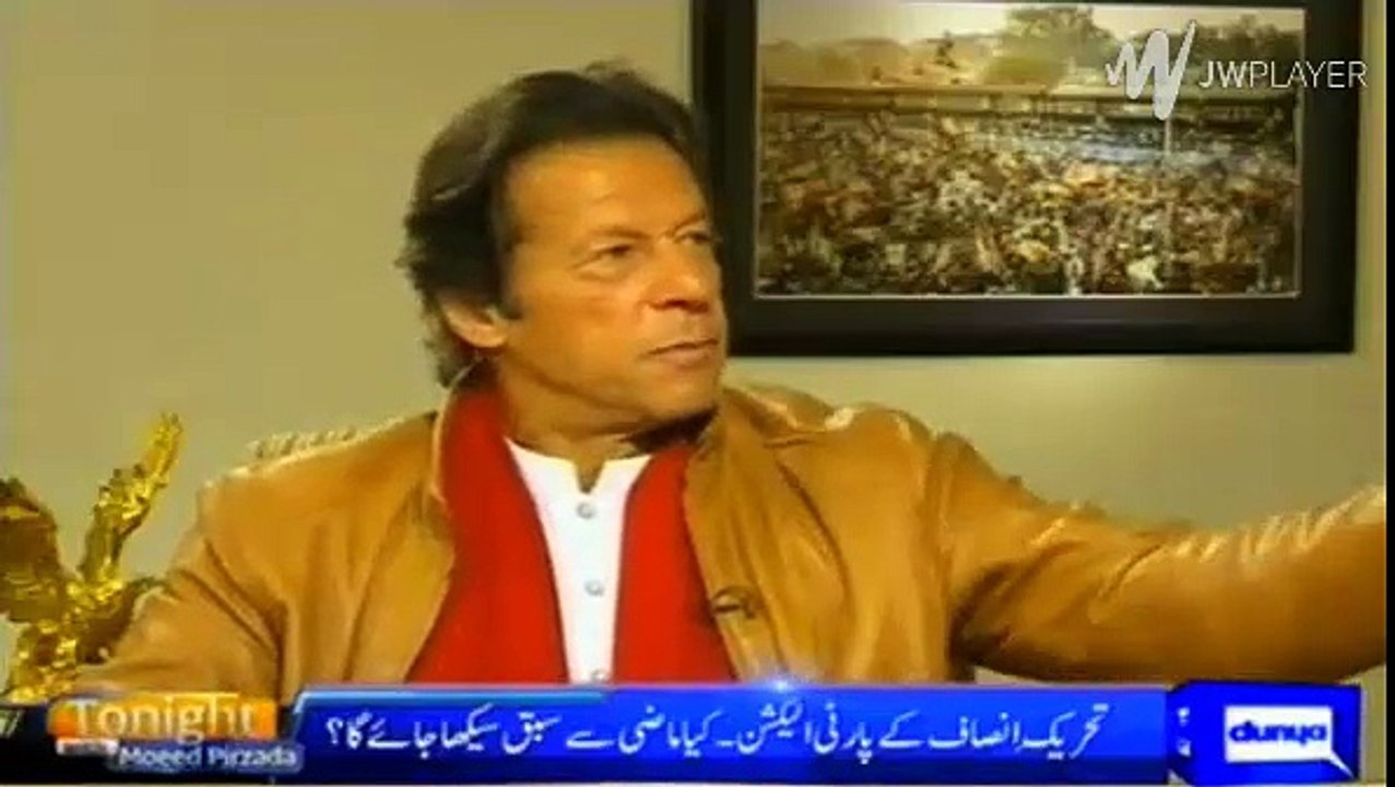 Imran Khan explaining difference between Babe-e-Khyber and metro bridges