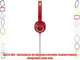 AKG K 430 - Auriculares de diadema cerrados (control remoto integrado) color orjo