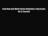 (PDF Download) Irish Red and White Setter Valentine's Day Cards: Do It Yourself Read Online