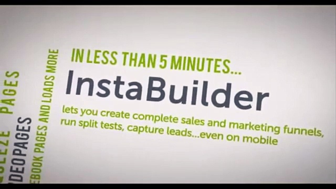Instabuilder 2.0 - The Ultimate Wordpress Marketing Plugin Review