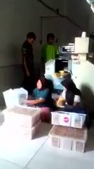 Amazing girls Working Like Machine