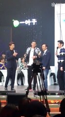 151217 Yifan rapping at Day Day Up recording (@瑶聚聚)