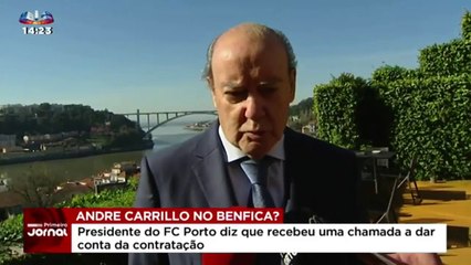 Pinto da costa confirma carrillo no Benfica