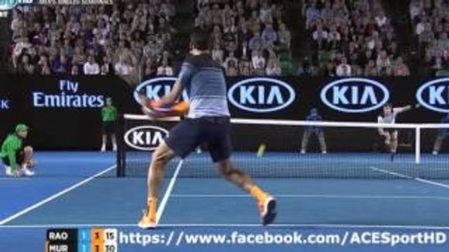 Andy Murray vs Milos Raonic 2016_01_29 Semi Finals tennis highlights Jan 29th 2016