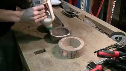 a man making someting from wood, Must Watch, can't believe best ever great work,