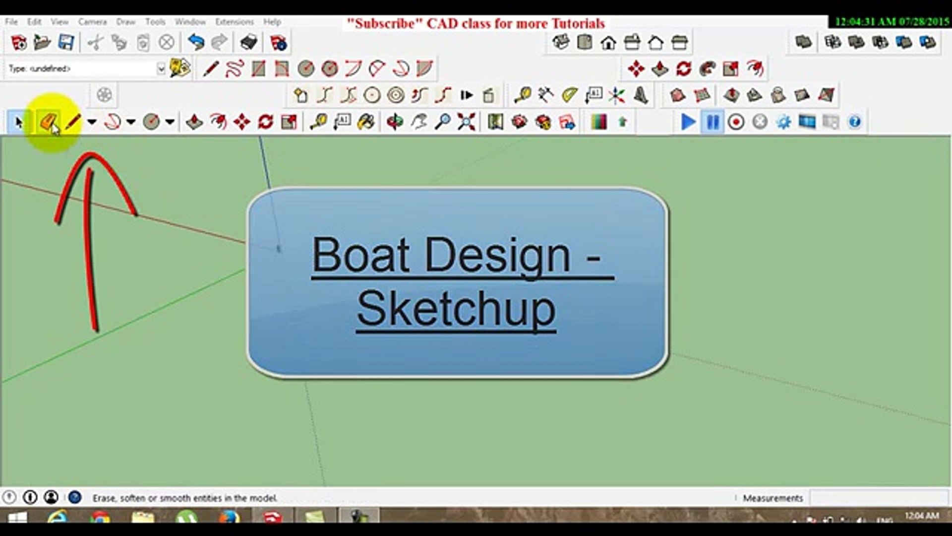 Sketchup Tutorial 08 3d Boat Design