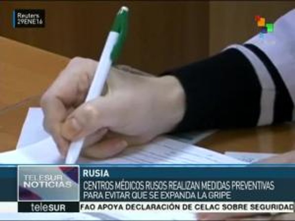 Rusia: toman medidas preventivas contra la propagación de la gripe