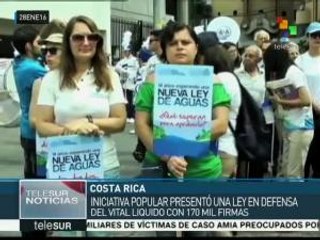 Costa Rica: piden aprobación de proyecto de ley de protección del agua